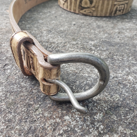 Billy Belts Leather Embossed Belt - Picture 2 of 6